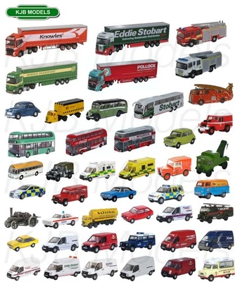 Oxford Diecast N Gauge British Road Vehicles Car Lorry Van Bus Police FULL RANGE - Image 1 of 2