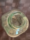 Quart milk bottle, clear glass with square shape, very old — photo 8
