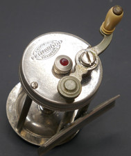 Vintage American Swiss Fernwood Jeweled Fishing Reel