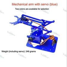 1PCS Mechanical Mobile Robotic Arm DIY Components Including Servo Motor New