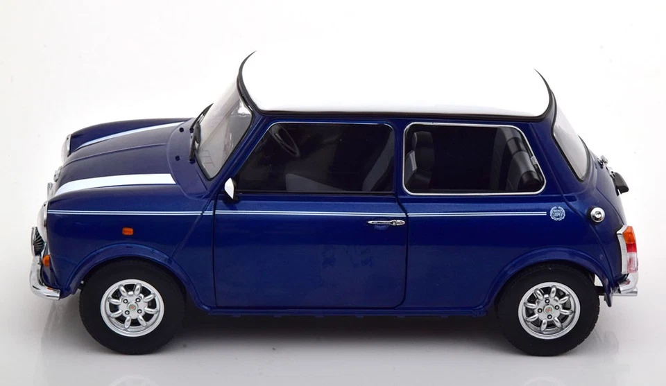 1:12 KK-Scale Mini Cooper RHD bluemetallic/white - Bild 4 von 4