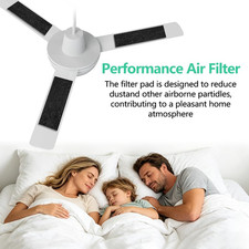 Ceiling Fan Filters,10Pcs Activated Coconut Shell Carbon Air Purifier Pads, E...