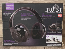 HD Twist Headphones 2 Speakers Headphones Speakers in One Brand New