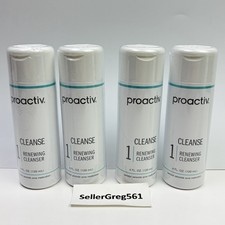 Proactiv Step 1 Cleanse Renewing Cleanser 4oz, LOT OF 4, Exp 04/26