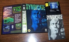Syndicate (Sega Genesis, 1994) 🔥 Complete CIB (Manual in poor shape)