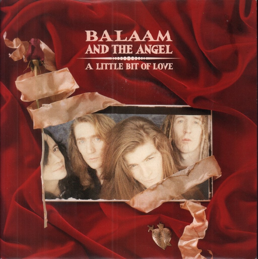 Balaam and the Angel A Little Bit of Love 7"" vinyl UK Virgin 1990 silver