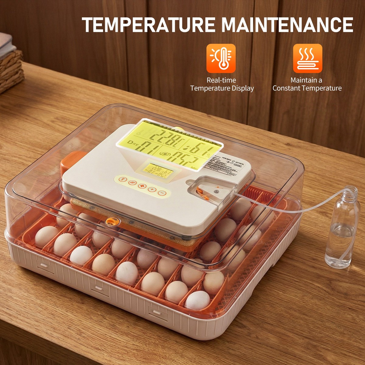 孵卵器 56 Egg Incubator for Hatching Eggs Auto Egg Turning &Humidity