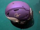 Justin Jefferson Signed, Minnesota Vikings, Full-Size SpeedFlex Helmet