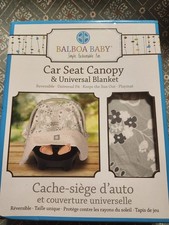 Balboa Baby Car Seat Canopy And Universal Blanket