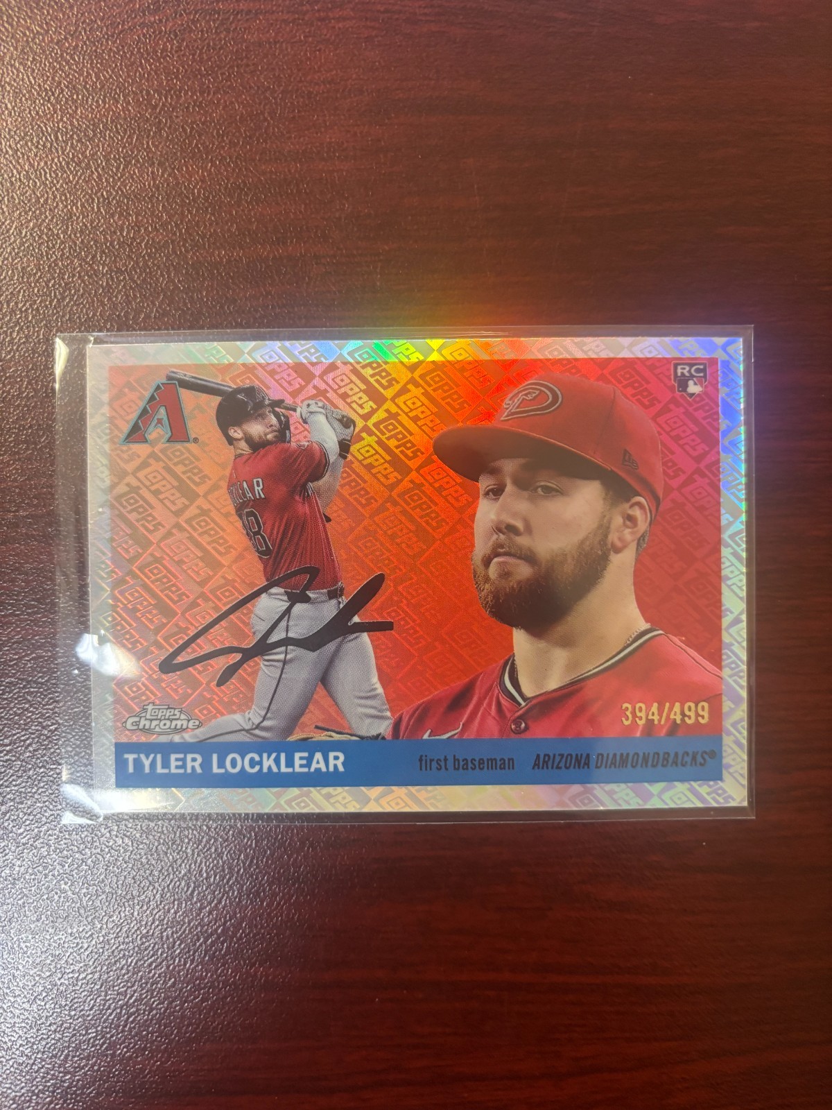 2025 Topps Chrome Platinum Anniversary Tyler Locklear Topps Logo Refractor /499