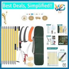 Extendable Pole Saw Tree Trimmer 7.3-27 ft Alloy Steel Blade New