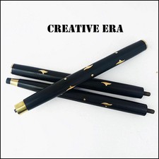 Wooden shaft Only 3 Fold Vintage brass Wood Walking Stick Only For Cane Handle .