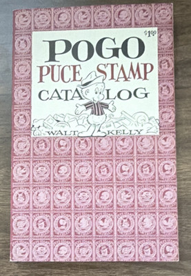 Pogo Puce Stamp Catalog by Walt Kelly 1963 Simon & Schuster First Printing