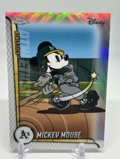 2025 Topps Update Chrome MLBA-7 MICKEY MOUSE ATHLETICS REFRACTOR