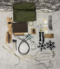 US Military 1980's All Terrain- Cross Country Ski & Poles REPAIR KIT & Tools C1*