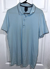 Armani Exchange Men's Size XL Polo Shirt Spellout 100 AUTHENTIC VERIFIED 