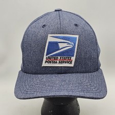 Vintage USPS Hat Type 1 Winter Made In USA Adjustable Trucker Hat Size S