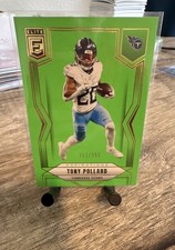 2025 Panini Donruss Elite - Tony Pollard #21 Aspirations Lime Green 353/999