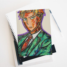 Spy X Family Loid Forger Personalized Hardcover Journal Anime Lovers Notebook