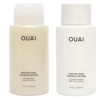 OUAI Medium Hair Shampoo & Conditioner Set Sulfate Free 10 oz Each