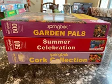 Springbok Puzzles, Lot of 3, 500 pieces each, all COMPLETE!