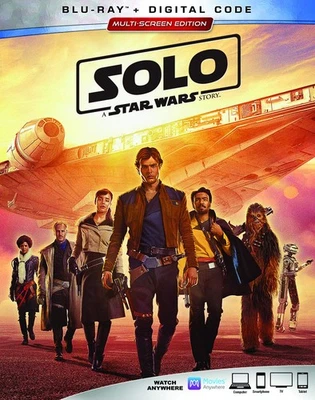 SOLO: A STAR WARS STORY (Blu-ray) Alden Ehrenreich Woody Harrelson Emilia Clarke - Photo 1/3