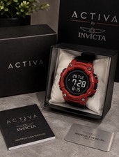 Activa By Invicta Kadron X Digital Mens Sport Watch Red Black Acw1968-006 Nib Activa By Invicta Kadron X Digital Mens Sport Watch Red Black Acw1968-006 Nib