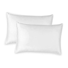 King Pillowcases by - Genuine 100 Organic Viscose 2 King Pillowcases White