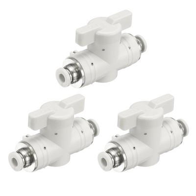 3 Stück für Schnellkupplung Kugelhahn 4mm zur Luftregelung
