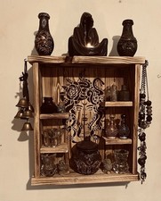 Medusa Rustic Shelf For Crystals, Candles Jewelry Witchy Things ￼