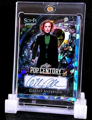GILLIAN ANDERSON • X-FILES DANA SCULLY • 5/5 AUTOGRAPH • SCI-FI SIGNATURES LEAF - Bild 1 von 4