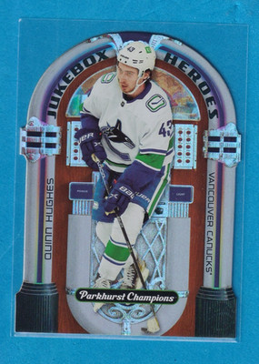 2022-23 Upper Deck Parkhurst Champions - Juke Box Heroes Quinn Hughes #JH-18