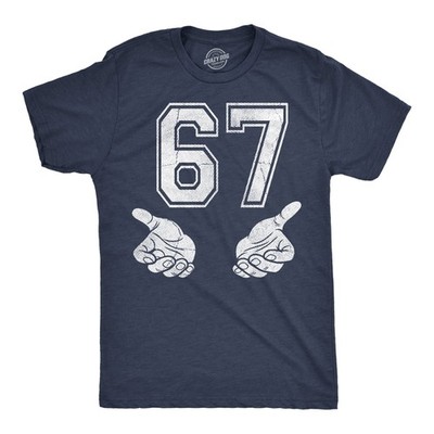 Funny Six Seven 6 7 Meme Gen Alpha Slang 6 7 Hands T-Shirt