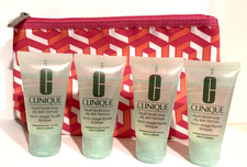 4 Clinique Liquid Facial Soap 1.0 oz/30 ml Oily Skin Total 4oz/120 ml  Free Bag