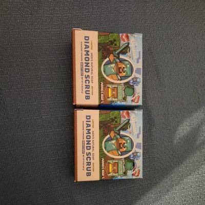 2X Minecraft Limited Edition Diamond Scrub Dr. Squatch Soap Bars -F2