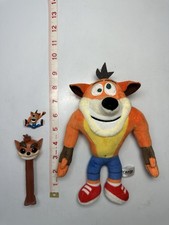Crash Bandicoot Lotto Peluche PEZ Minifigure 3pz Sony PlayStation Memorabilia RARO