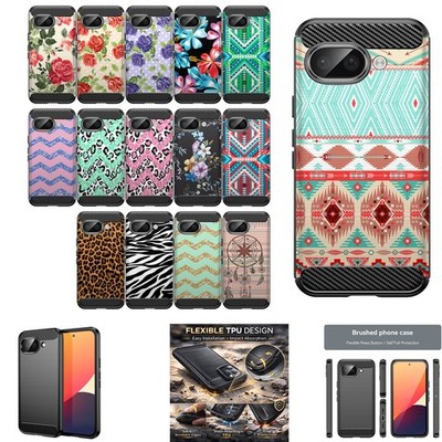 For [Google Pixel 10A][Flex TPU Fiber SET2] Slim Matte Grip Case
