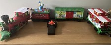 Lionel Mickey Mouse Disney Christmas Train Set 7-11773 Works MISSING 4 TRACKS