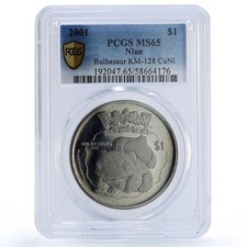 Niue 1 Dollar Pokemon Pikachu Copper-nickel Coin 2001 for sale