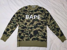 BAPE Sweater - Size L Mens- A Bathing Ape Cre...