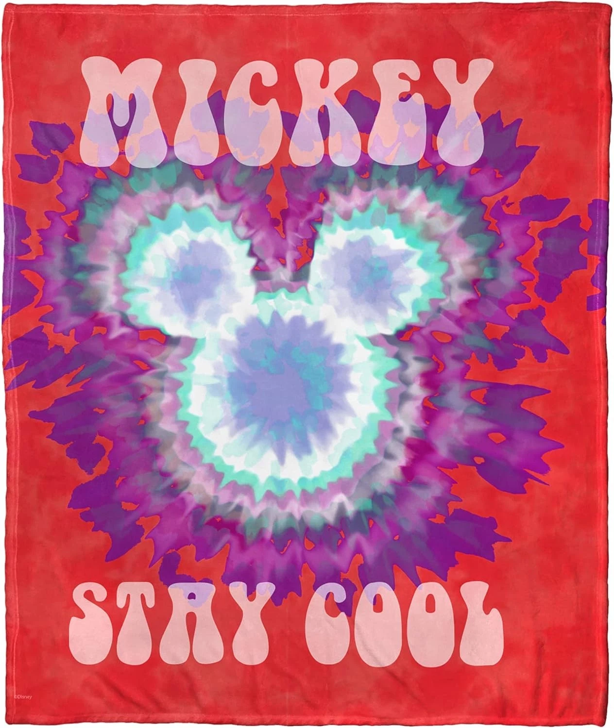 Disney Mickey Mouse & Minnie Stay Cool Cozy Fleece Blanket
