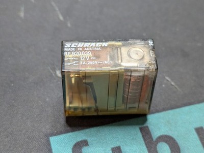 RP920039 ||  SCHRACK ||  RELAIS 12V 3A 250V || New ORIGINAL || 1 pcs