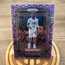 2022-23 Panini Prizm Monopoly Purple # 16 Darius Garland 39/50