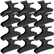 Hair Clips for Styling Sectioning Black Butterfly Hair Clips Clamps Claws Pro Sa