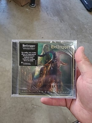 Warlocks Grim & Withered Hags by Hellripper Cd 2023 New Blackened Thrash Metal