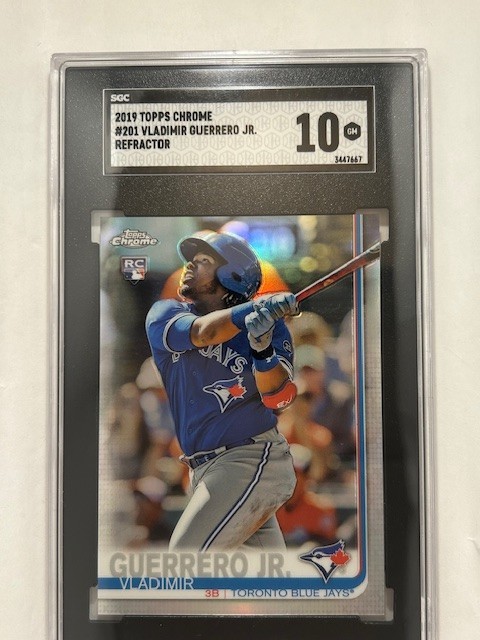 2019 Topps Chrome - Refractor - Vladimir Guerrero Jr. - #201 (RC) - SGC 10