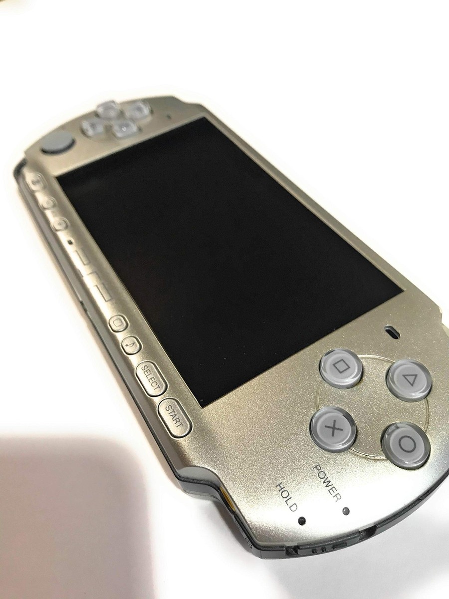 Sony PSP-3000 Portable Mystic Silver Handheld System for sale