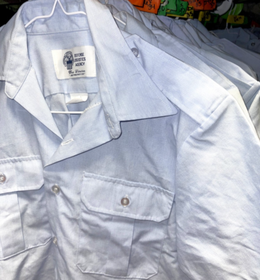 air force light blue dress shirt U.S. Air Force Man's Short Sleeve Blue 1581 Poly/Cotton Class A Dress –  GRANDPOPSARMYNAVY main image 0