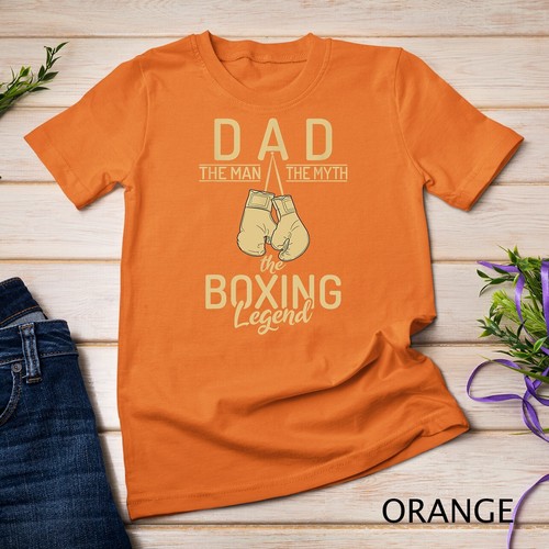 Camiseta unisex Dad the Man the Myth the Boxing Legend Sport Fighting Boxer - Imagen 9 de 15