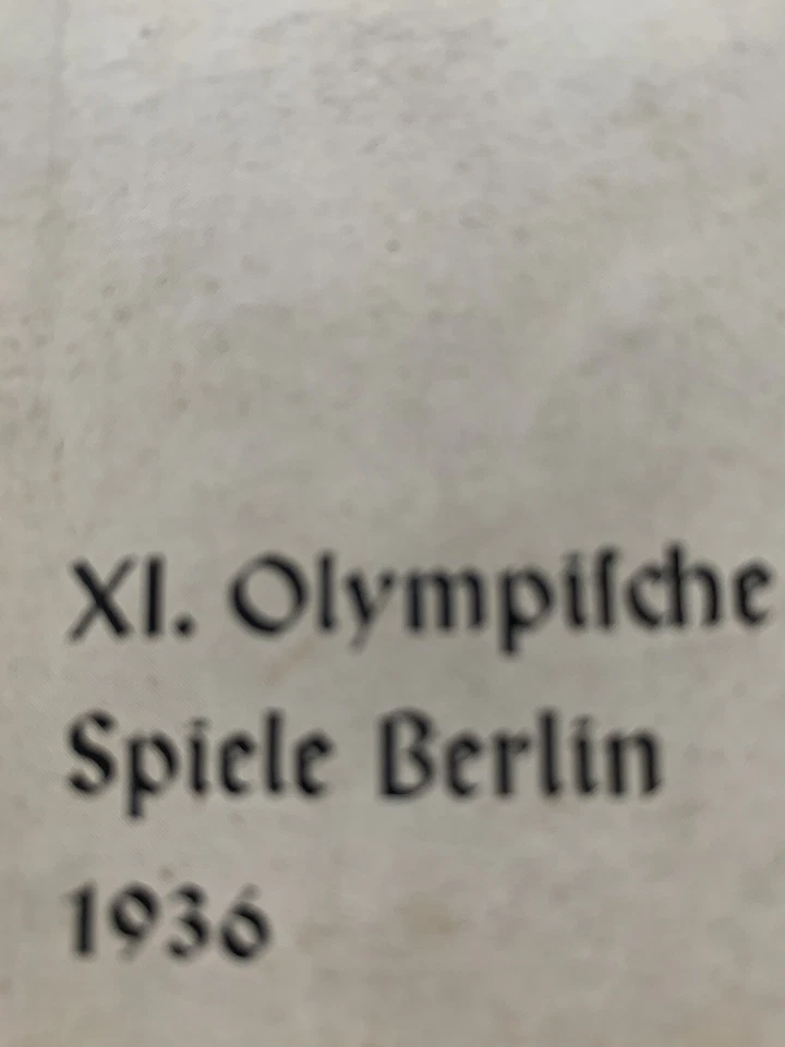 OLYMPICS “JESSE OWENS “ NAZI OLYMPICS” 1936 ORIGINAL (4 PC COLLECTION) - Image 4 of 4